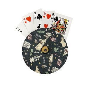 Card Holder for Card Games Handmade Steampunk Plague Doctor